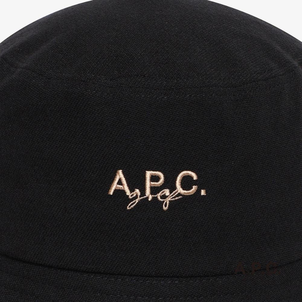 A.P.C. GOLF - A.P.C. Golf Simon Bucket Hat - Black - The Agora Bangkok