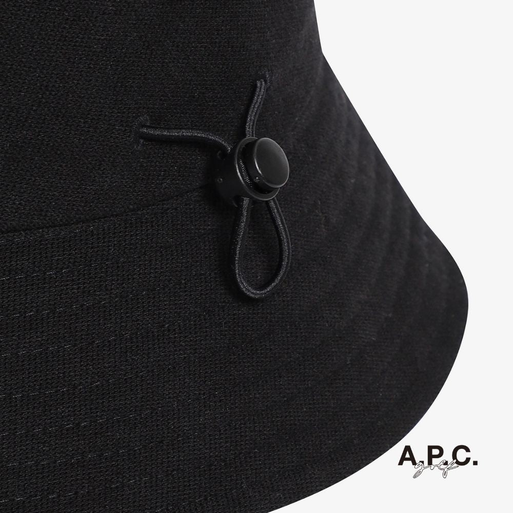 A.P.C. GOLF - A.P.C. Golf Simon Bucket Hat - Black - The Agora Bangkok