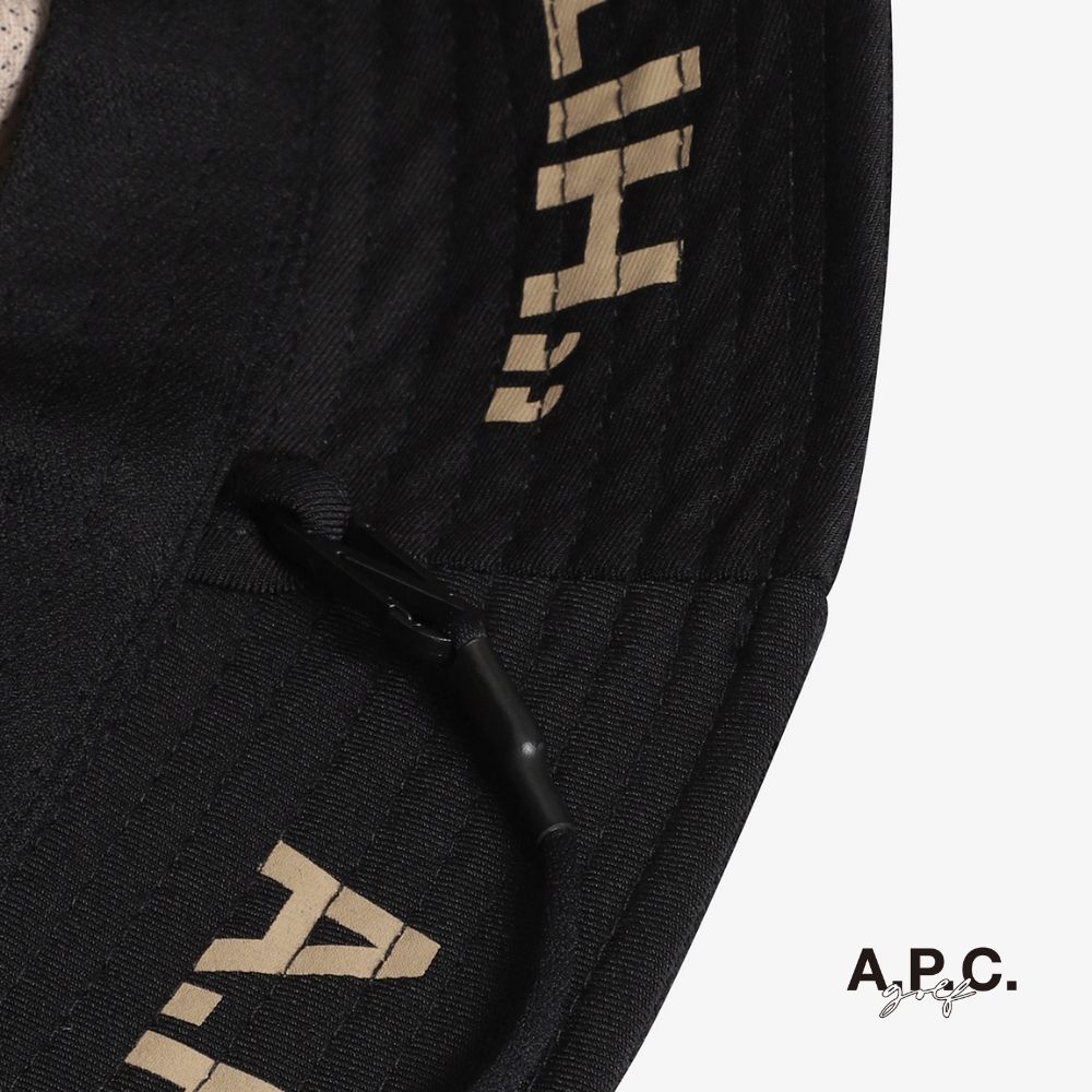 A.P.C. GOLF - A.P.C. Golf Simon Bucket Hat - Black - The Agora Bangkok