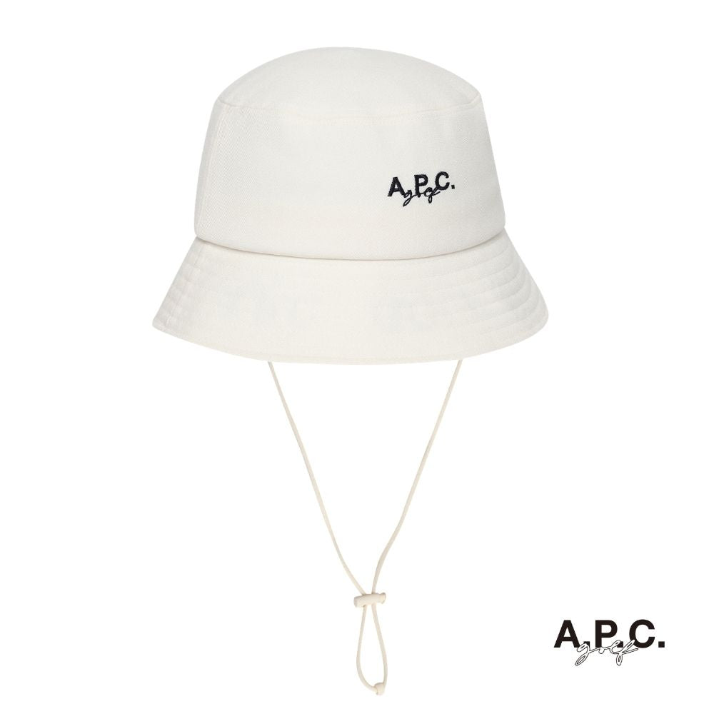 A.P.C. GOLF - A.P.C. Golf Simon Bucket Hat - Ivory - The Agora Bangkok