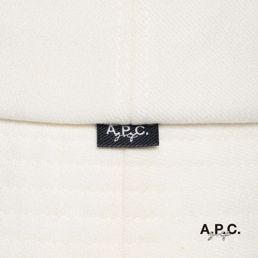 A.P.C. GOLF - A.P.C. Golf Simon Bucket Hat - Ivory - The Agora Bangkok