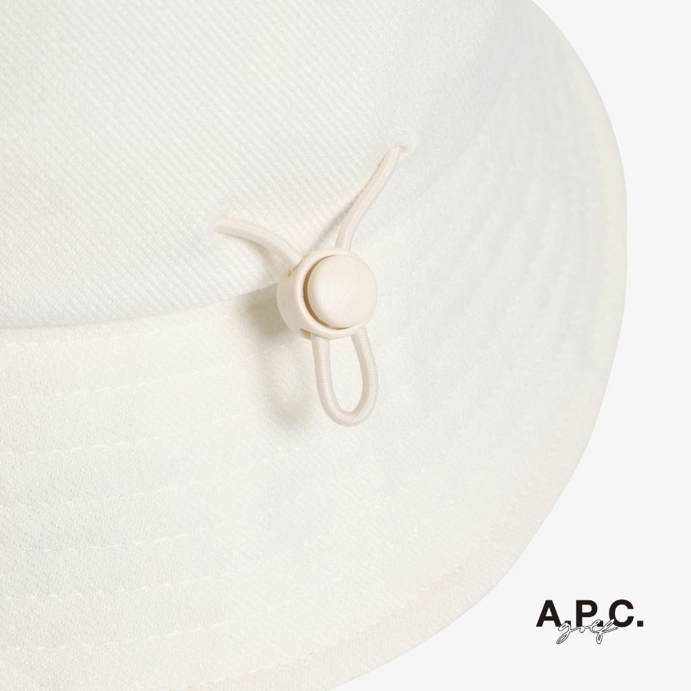 A.P.C. GOLF - A.P.C. Golf Simon Bucket Hat - Ivory - The Agora Bangkok
