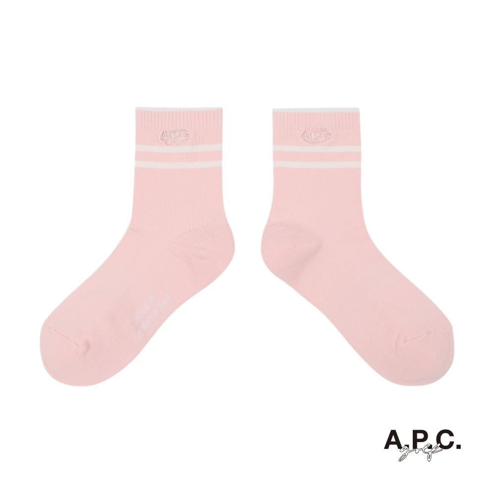A.P.C. GOLF - A.P.C. Golf Simon Socks - Pink - The Agora Bangkok