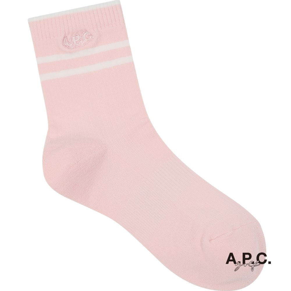 A.P.C. GOLF - A.P.C. Golf Simon Socks - Pink - The Agora Bangkok