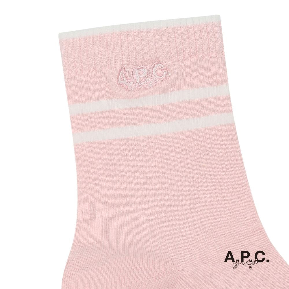 A.P.C. GOLF - A.P.C. Golf Simon Socks - Pink - The Agora Bangkok