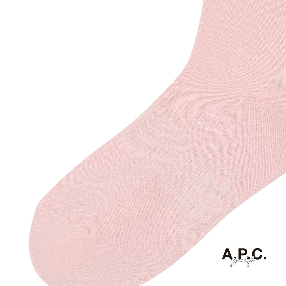 A.P.C. GOLF - A.P.C. Golf Simon Socks - Pink - The Agora Bangkok