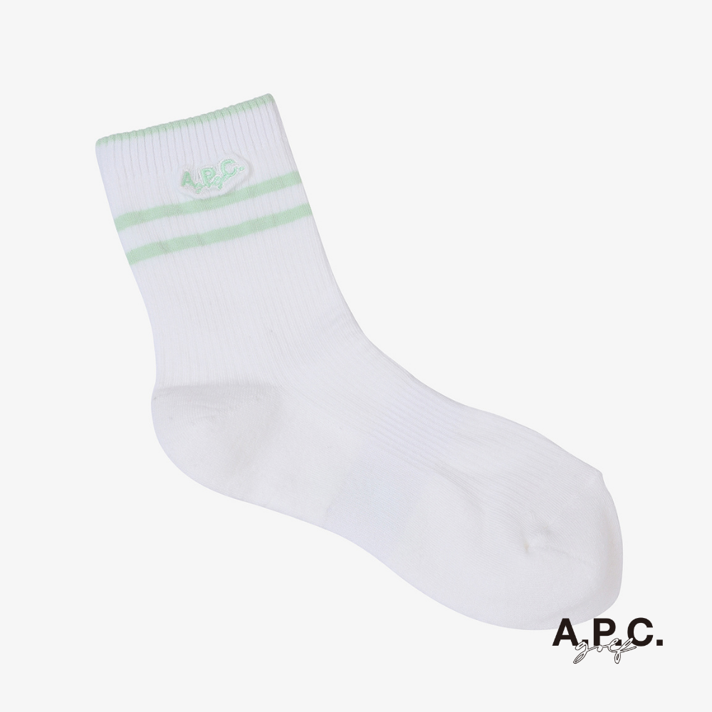 A.P.C. GOLF - A.P.C. Golf Simon Socks - Mint - The Agora Bangkok