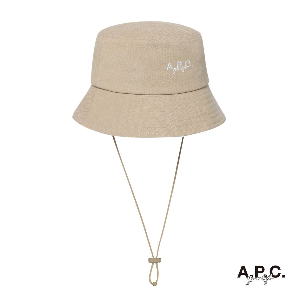A.P.C. GOLF - A.P.C. Golf Simon Bucket Hat - Beige - The Agora Bangkok
