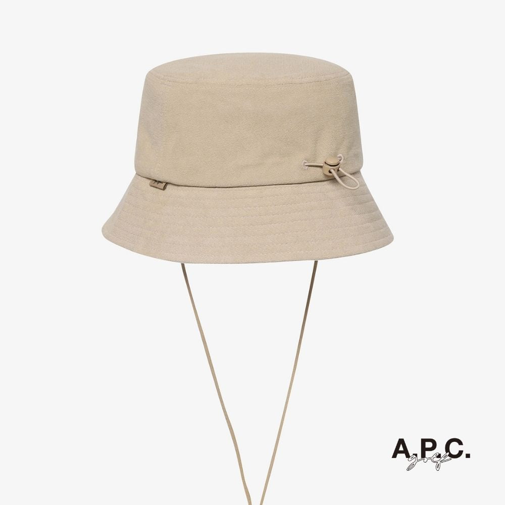 A.P.C. GOLF - A.P.C. Golf Simon Bucket Hat - Beige - The Agora Bangkok