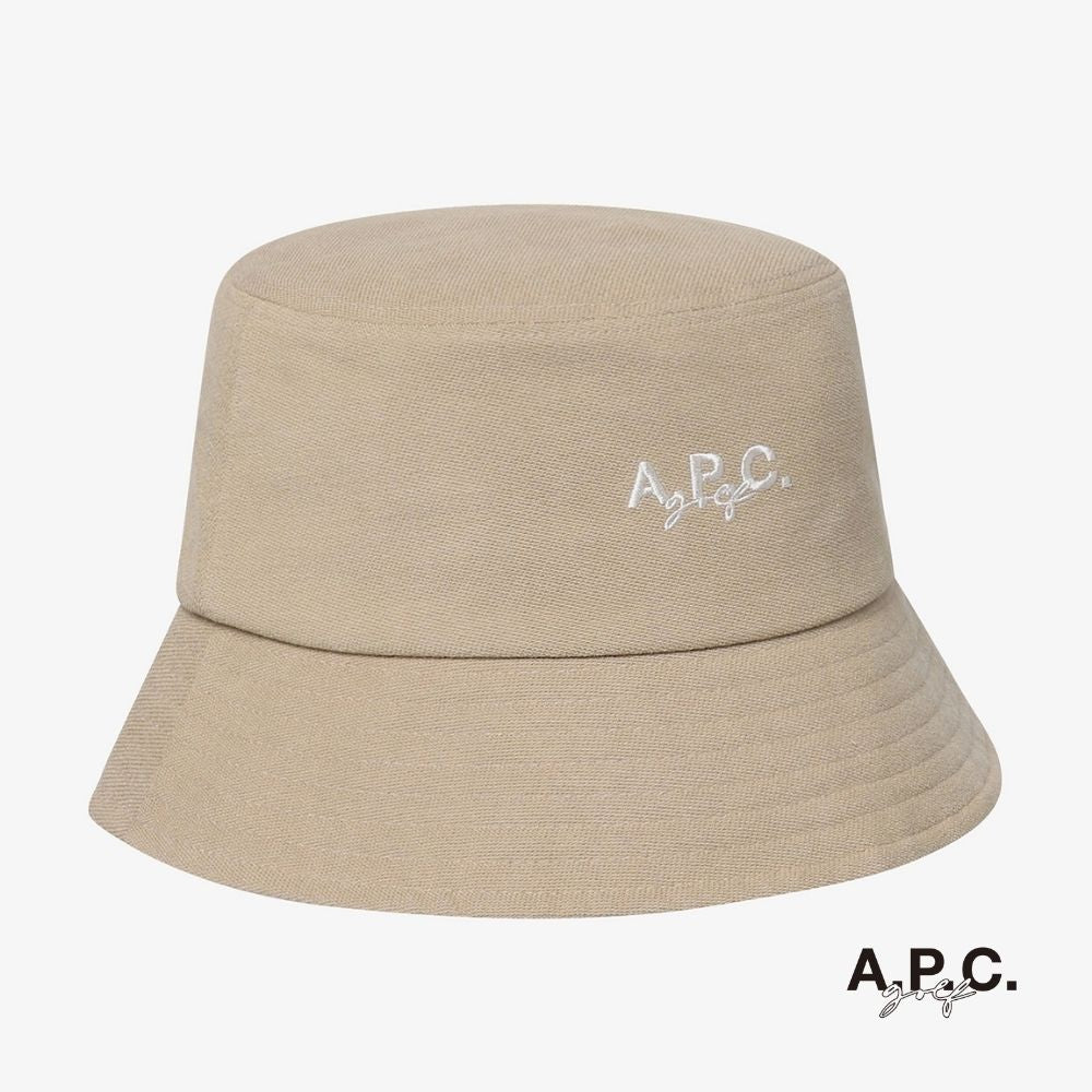 A.P.C. GOLF - A.P.C. Golf Simon Bucket Hat - Beige - The Agora Bangkok