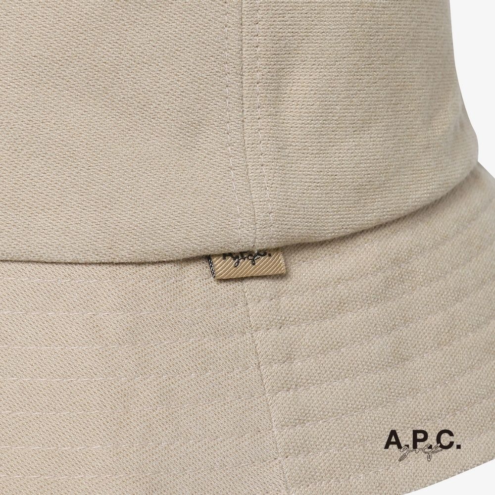 A.P.C. GOLF - A.P.C. Golf Simon Bucket Hat - Beige - The Agora Bangkok