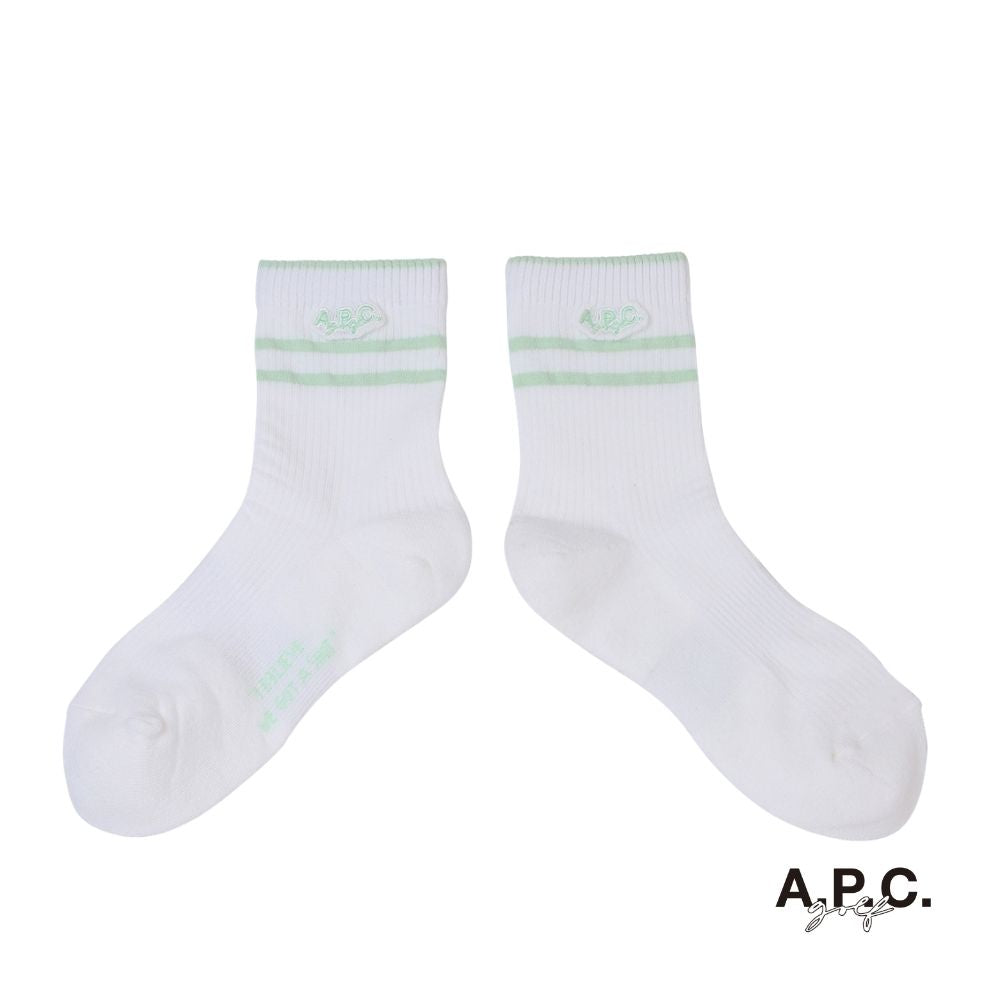 A.P.C. GOLF - A.P.C. Golf Simon Socks - Mint - The Agora Bangkok