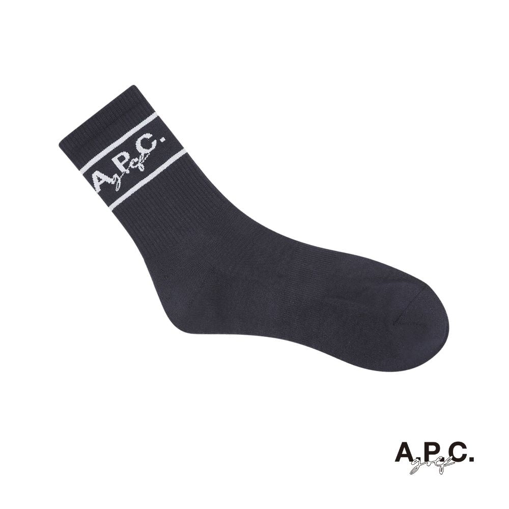 A.P.C. GOLF - A.P.C. Golf Simon Socks - Navy - The Agora Bangkok