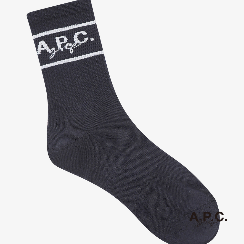 A.P.C. GOLF - A.P.C. Golf Simon Socks - Navy - The Agora Bangkok