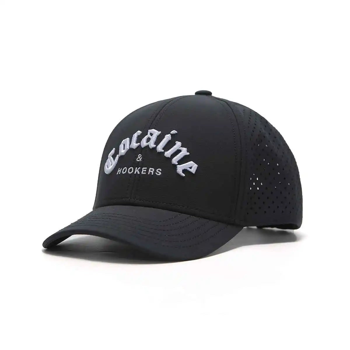 GOLF GODS Tour Pro Cocaine & Hookers Golf Hat Curved Brim