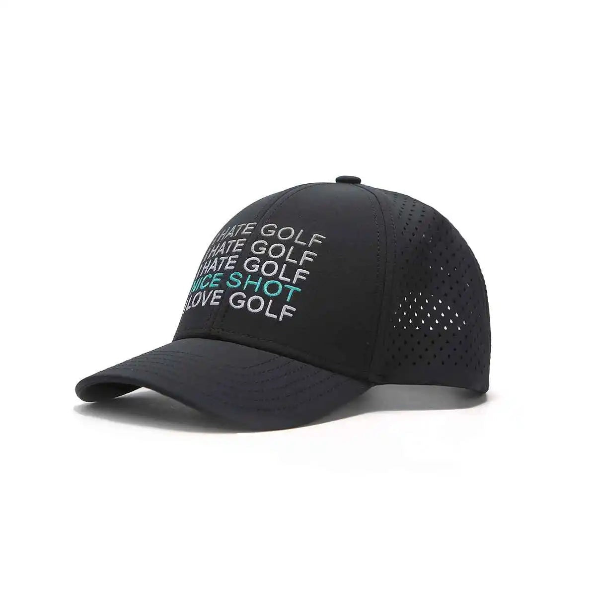 AGORA l GOLF GODS - Tour Pro I Hate Golf Hat in Black