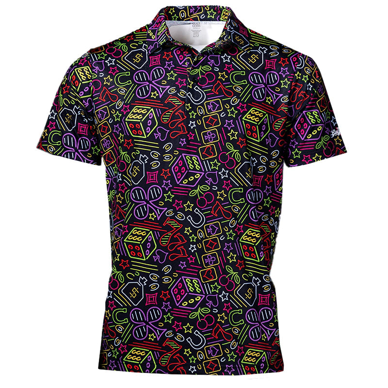 GOLF GODS - GOLF GODS Men's The Dealer Cool Tech Performance Golf Polo - The Agora Bangkok