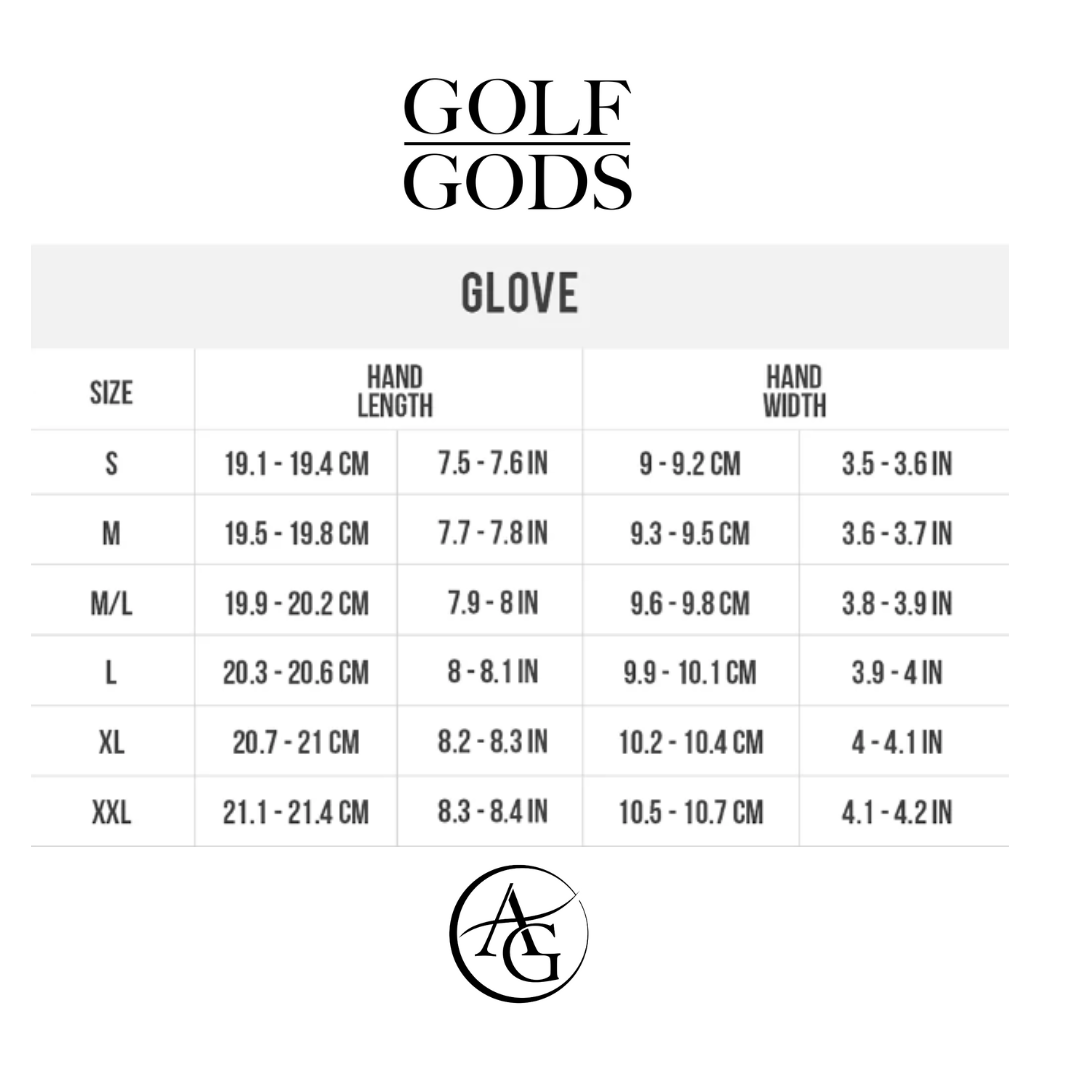 GOLF GODS - GOLF GODS Men's White Cabretta Leather Golf Glove Single Hand - The Agora Bangkok