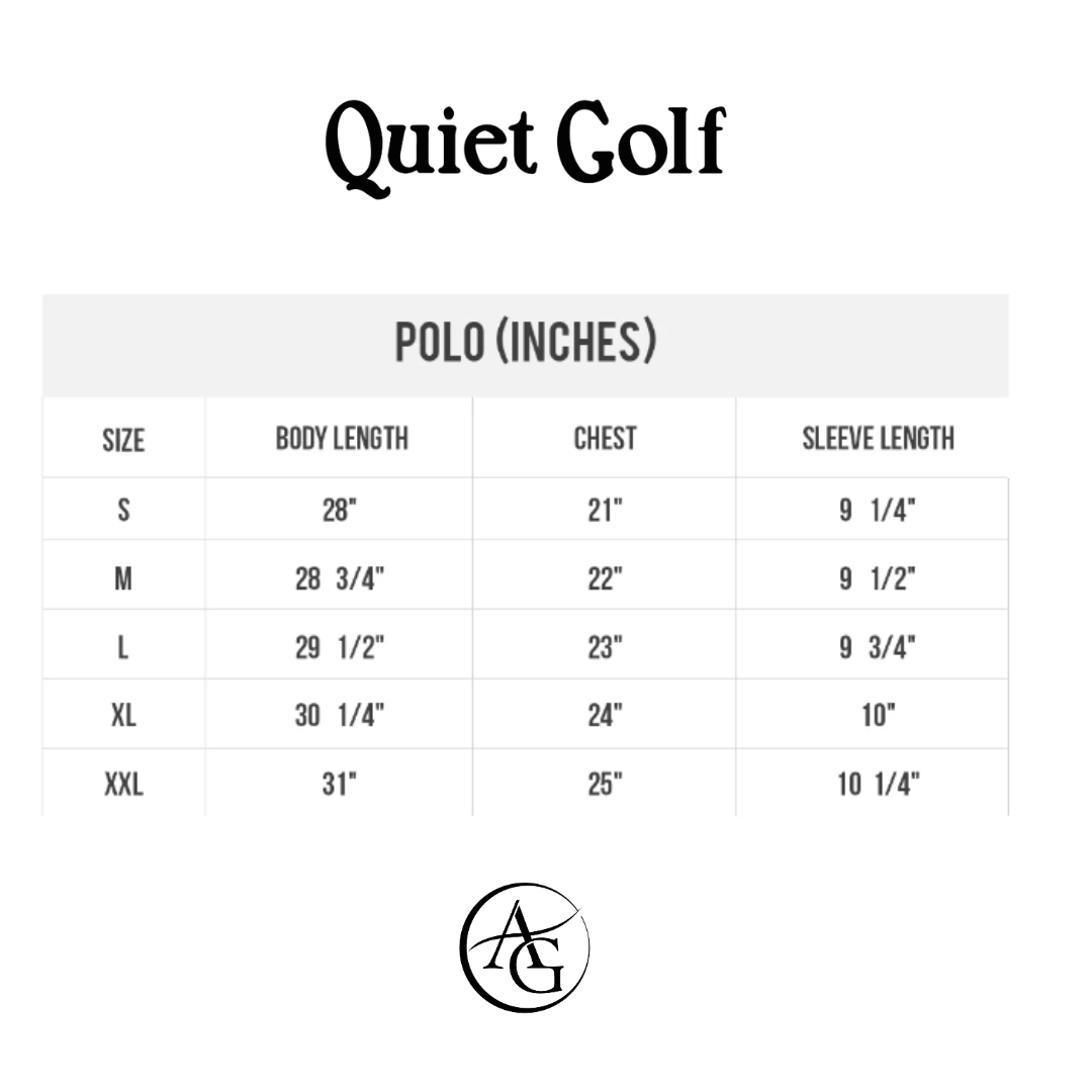 The Agora Bangkok Quiet Golf Polo Size Chart