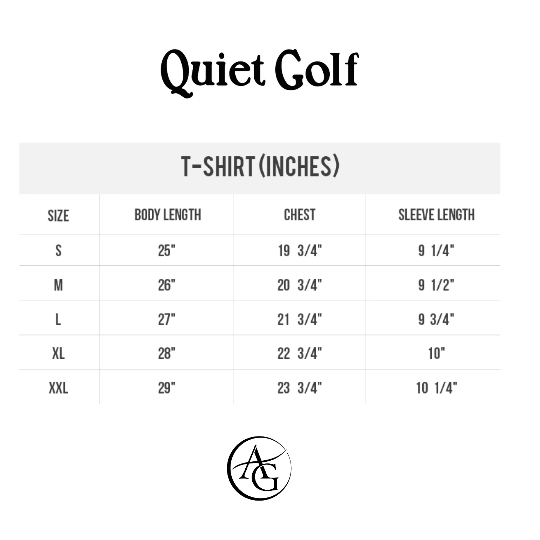 QUIET GOLF - QUIET GOLF Men's Cosmos T-shirt - The Agora Bangkok