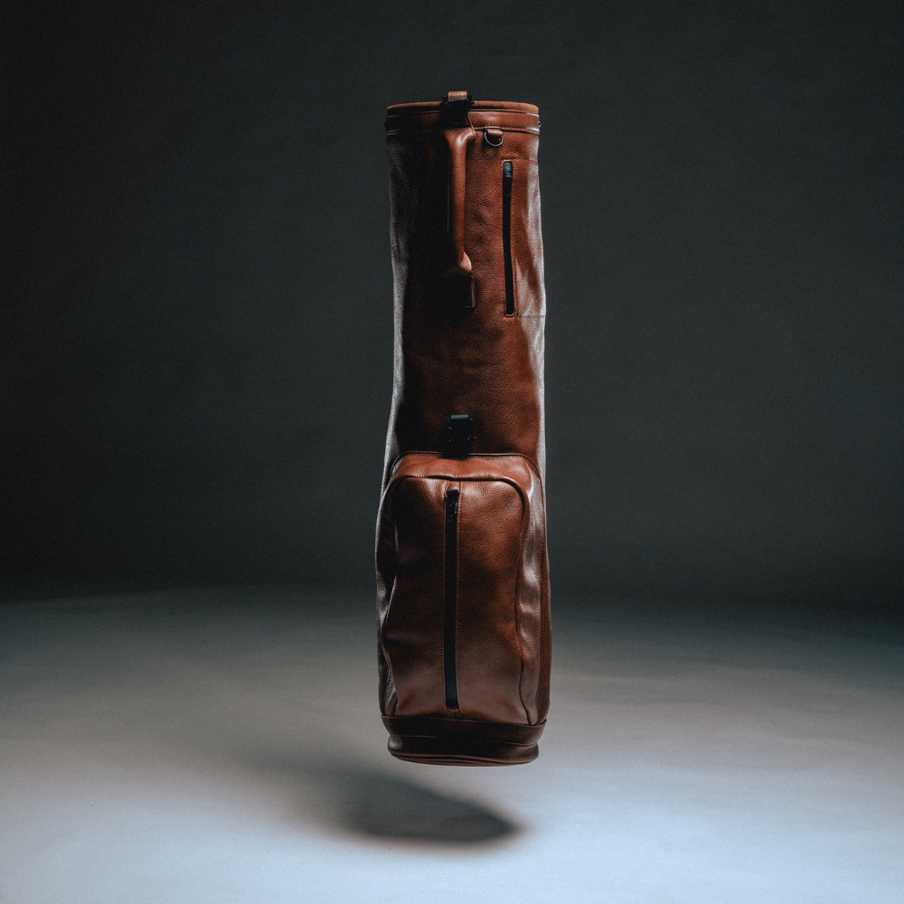 HIROKI GOLF - HIROKI GOLF Luxury Leather Sunday Golf Bag - Brown - The Agora Bangkok