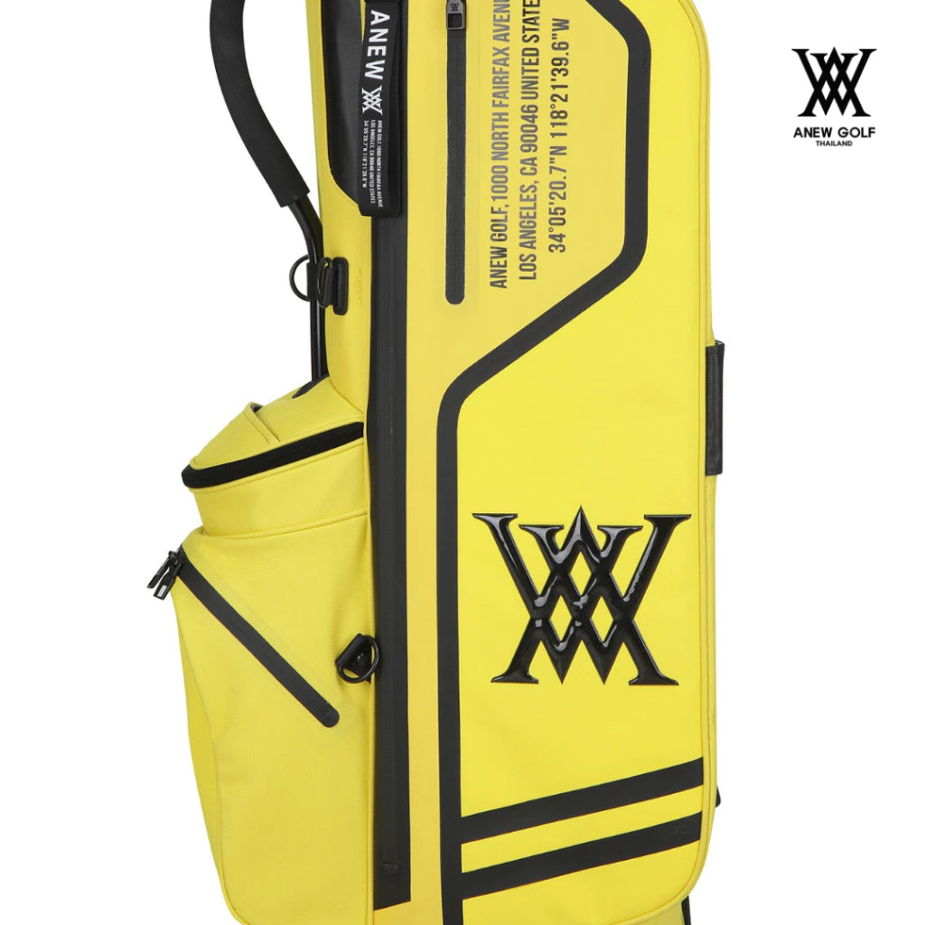 ANEW GOLF - ANEW GOLF Uni Welding Stand Bag Yellow - The Agora Bangkok